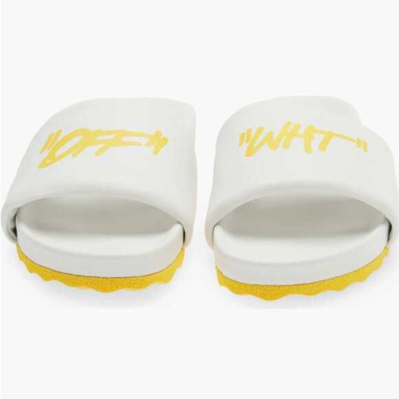 OFF-WHITE Quotes Leather Slide Sandal Men main image 3